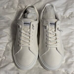 Sperry Off-White Canvas Sneakers